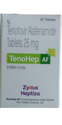 Tenohep AF Tenofovir Alafenamide 25mg Tablet